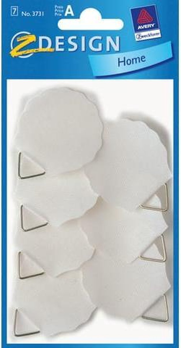 Avery Schilderijhangers Zweckform 40 Mm Papier Wit 5 Stuks