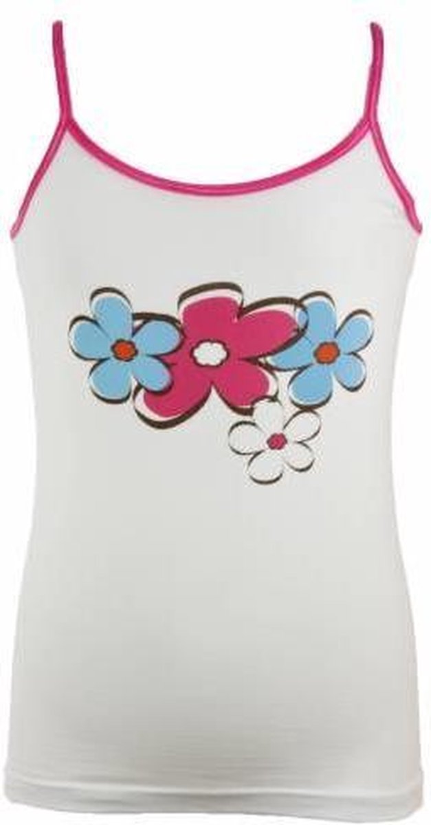 Beeren meisjes hemdje Flower  - 104  - Wit