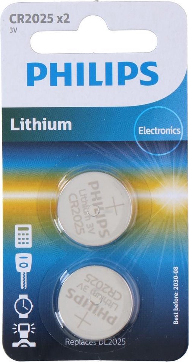Button Cell 2pcs CR2025