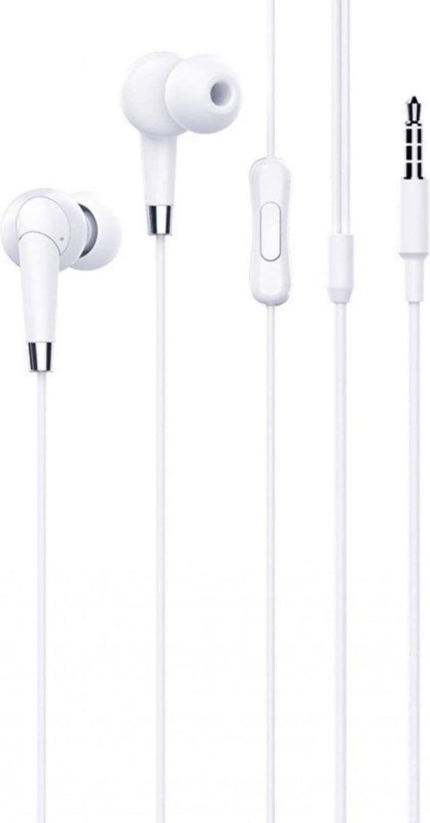 Hoco M58 Bedrade In-Ear Oordopjes 3.5mm Jack Headset Wit