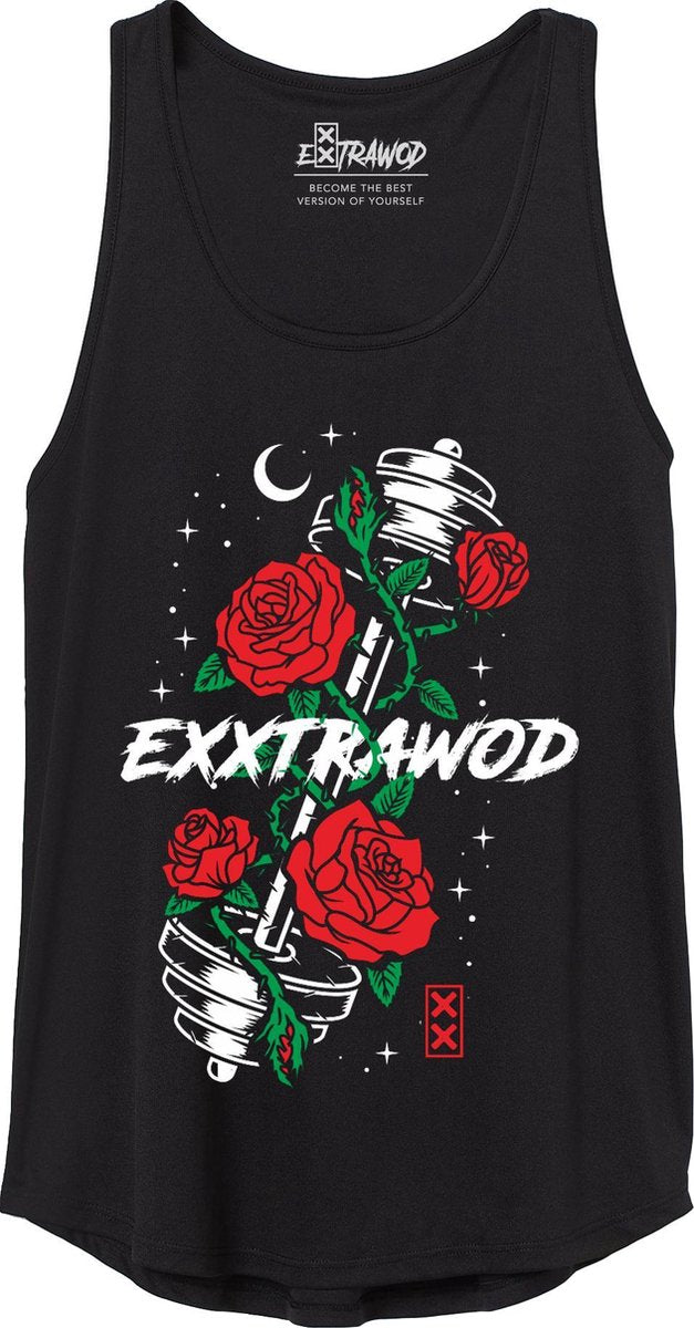 Exxtrawod Barbell Women's Tank Top Crossfit Training Maat S