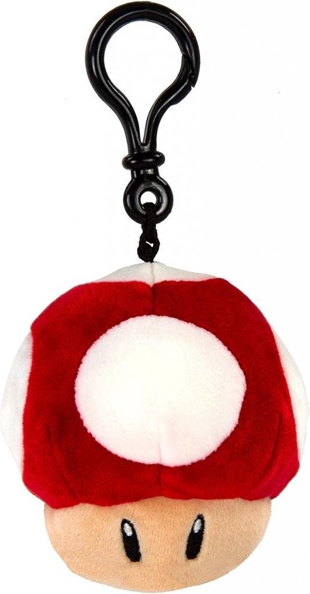 Mario Kart Pluche - Mocchi Mocchi Clip on Mushroom