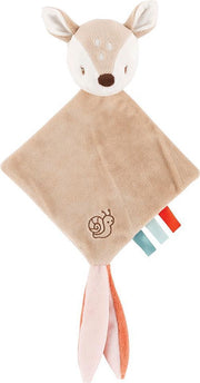 Nattou Hert Fanny - Knuffeldoekje - Doudou - 25 x 20 cm - Fopspeenbevestiging
