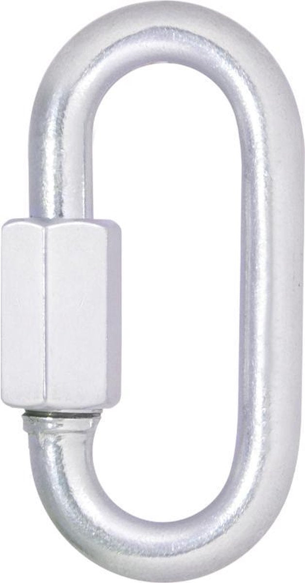 Kratos Stalen schakel (Ovaalring) 18 mm met schroefsluiting