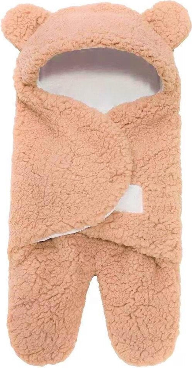 MINIIYOU® Zachte bruine teddy beer Inbakerdoek newborn - 0-1 mnd