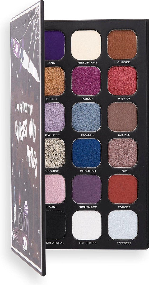 I Heart Revolution Book of Spells Palette - Curses And Hexes - Oogschaduwpalette