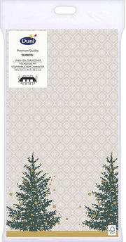 Duni Tafelkleed Trees In Gold 138 X 220 Cm Papier