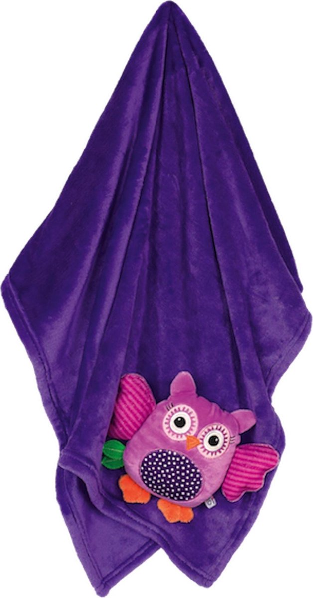 Zoocchini knuffeldeken Uil- Paars