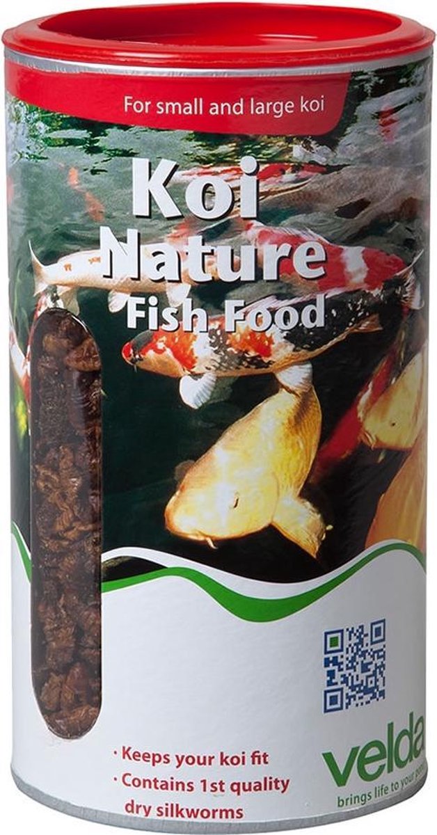 Velda natuurlijk koivoer - zijderupsen 360 gram