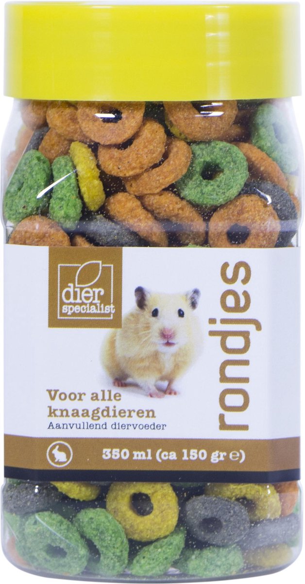 Dierspecialist knaagdier rondjes - 350 ml