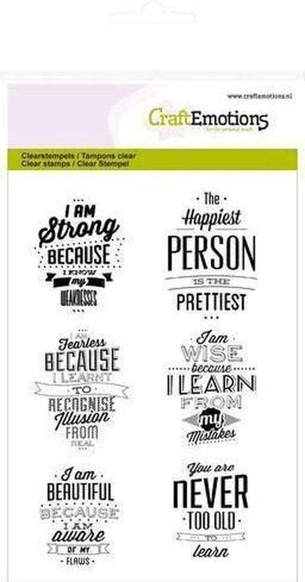 CraftEmotions clearstamps A6 - labels Lyrics (English)