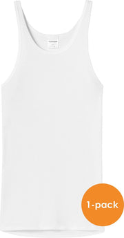 SCHIESSER Original Classics singlet (1-pack) - Doppelribb - wit -  Maat: 4XL