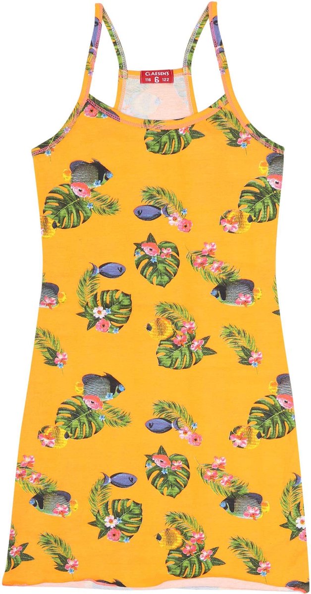 Claesen's dress meisje Yellow Fish 140-146