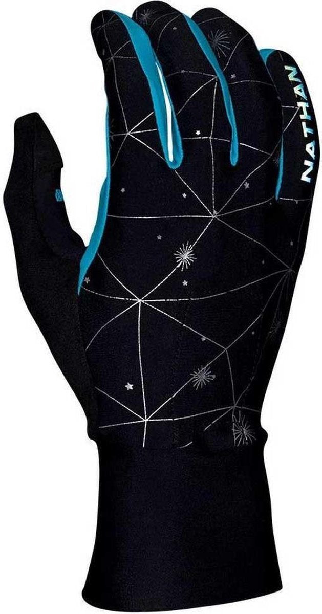 Nathan Hypernight Handschoenen Zwart/blauw Dames Maat Xs