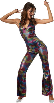 Disco Girl voor dames vrouwen S verkleedkleding