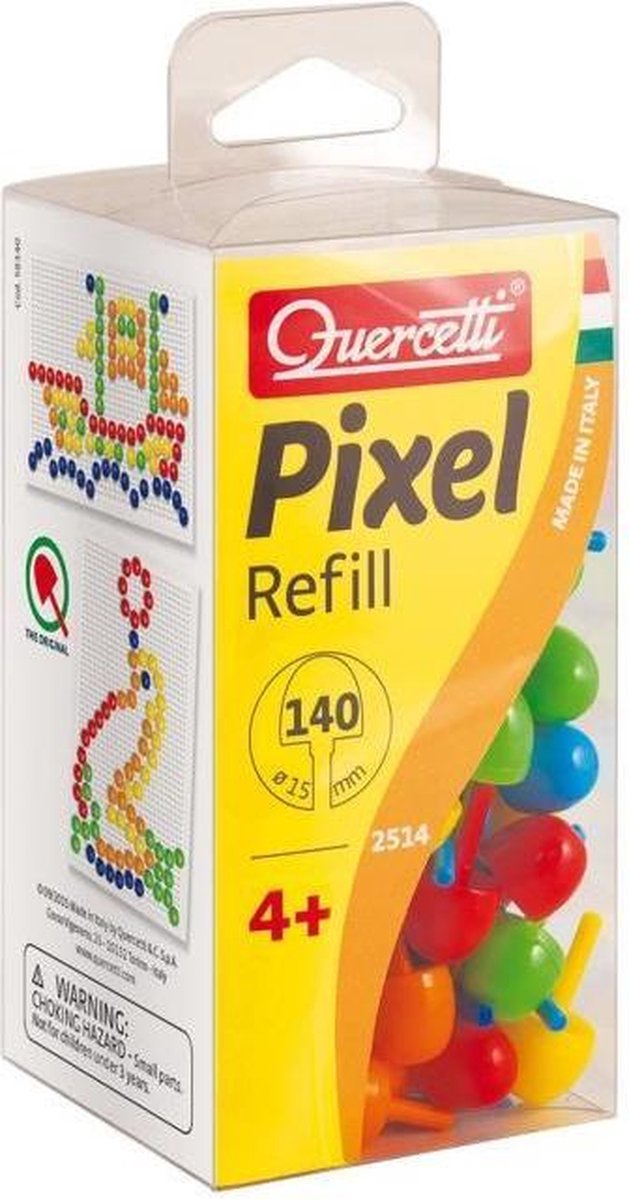 Quercetti Pixel Aanvuldoos 15 Mm 90-delig