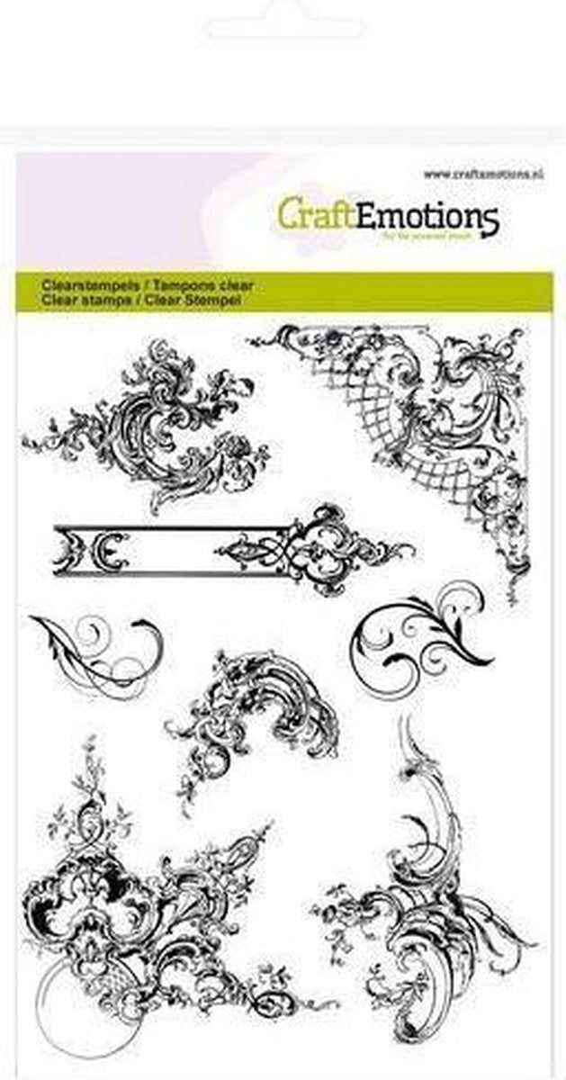 CraftEmotions clearstamps A6 - ornamenten