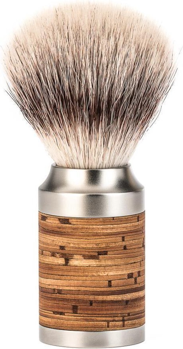 Scheerkwast Mühle Rocca Silvertip Fibre - berkenschors