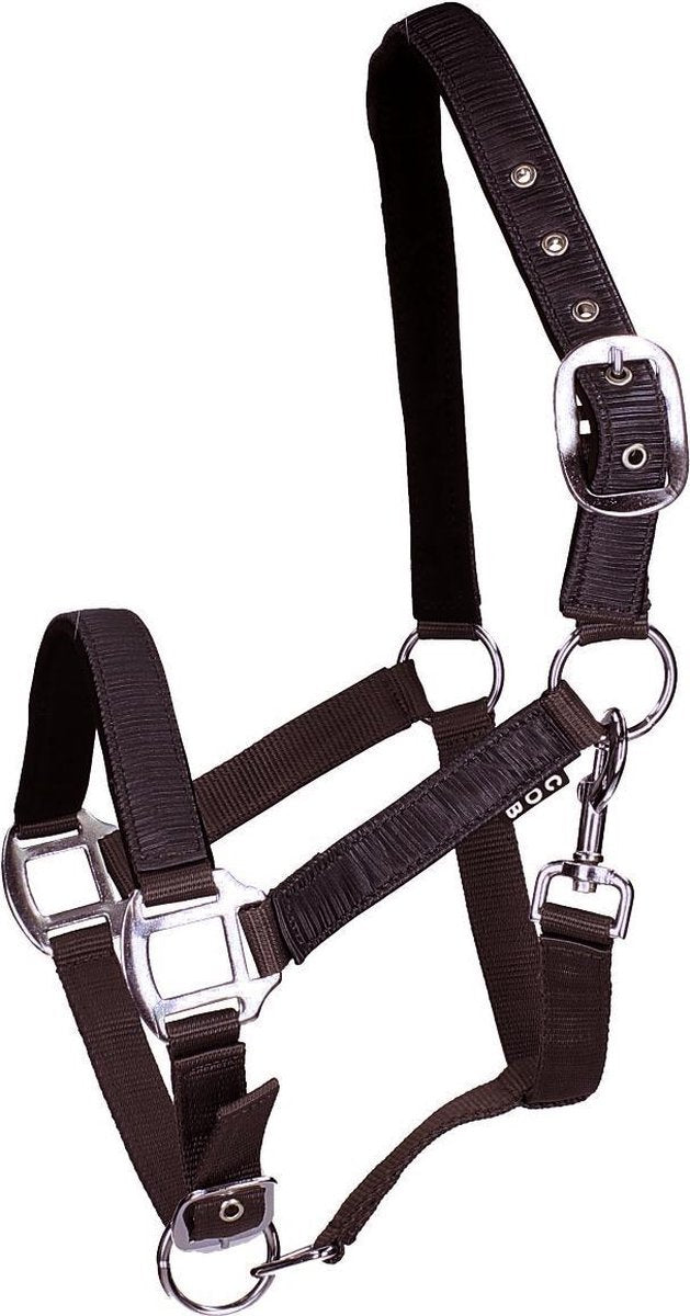 Horsegear Halster  Satin - Brown - full