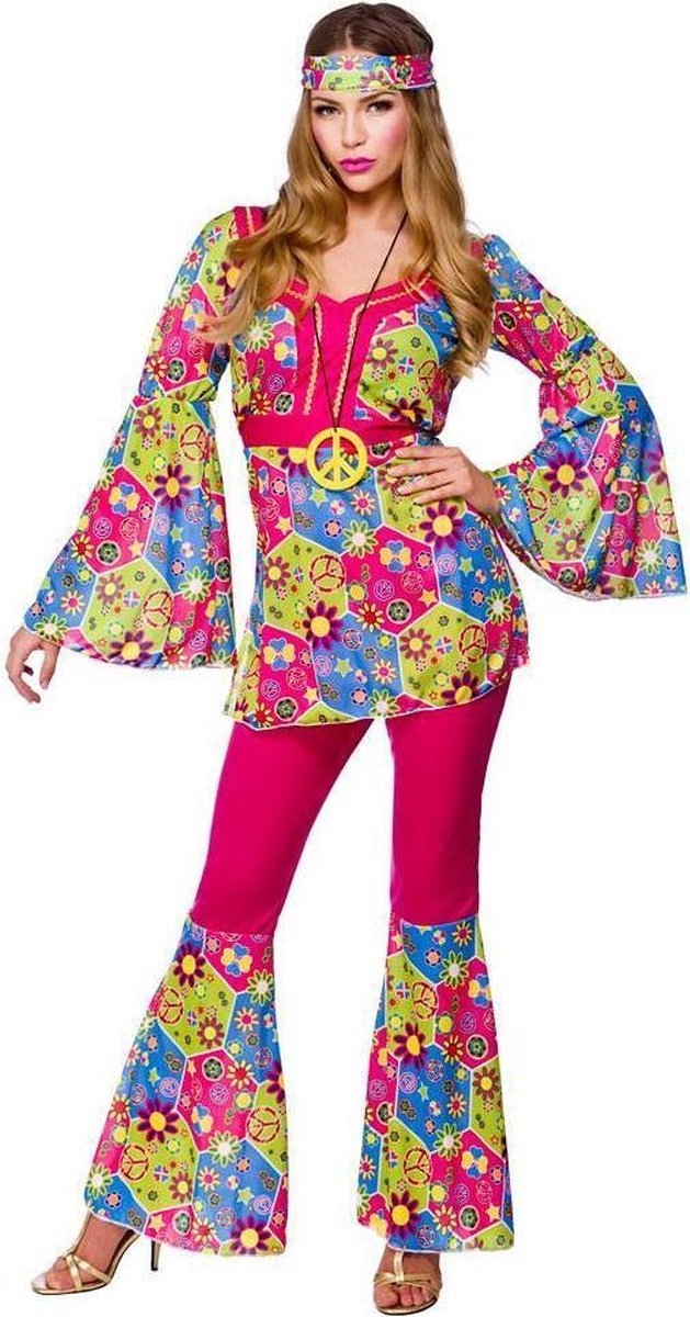 E-Carnavalskleding.nl: Large - e-Carnavalskleding.nl Flower power pakje Bo
