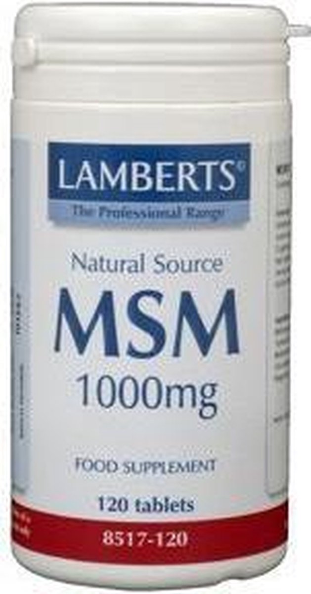 Lamberts MSM 1000 mg - 120 tabletten