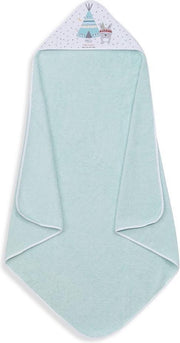 Interbaby Badcape & Lamp Tipi 100 Cm Katoen Groen 2-delig