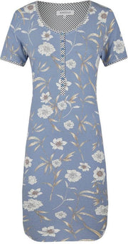 Ringella - Bloomy - Nachtkleed - 0211025 – Blue - 40