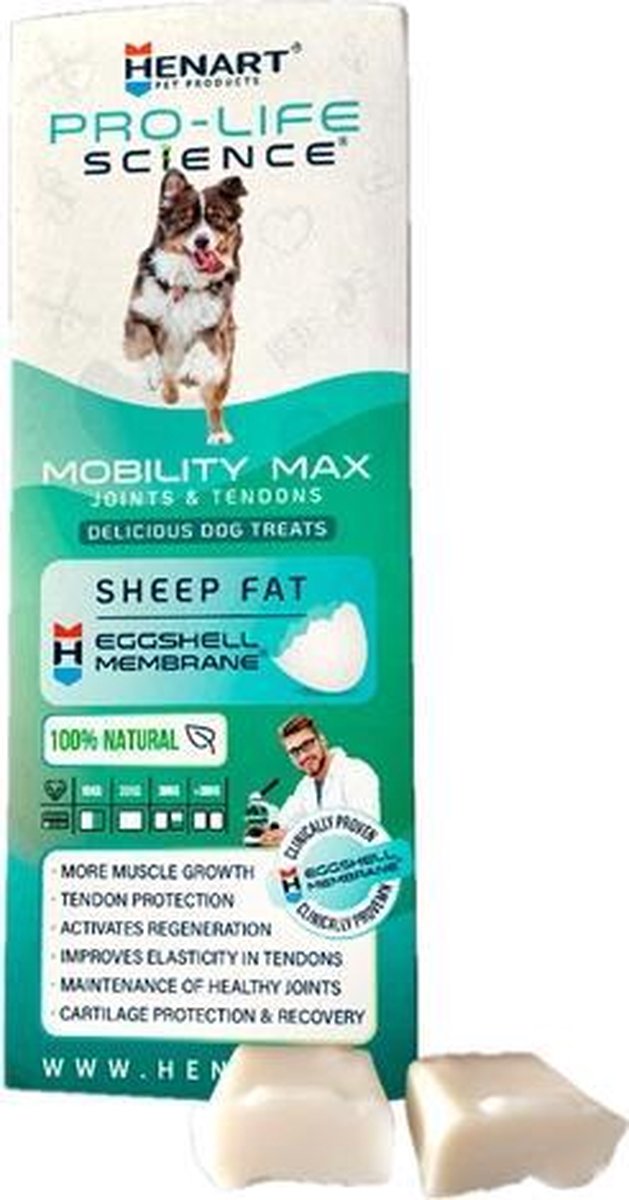Henart pro life science schapenvet blokjes gewricht en pees - 3x20 st 270 gr - 1 stuks