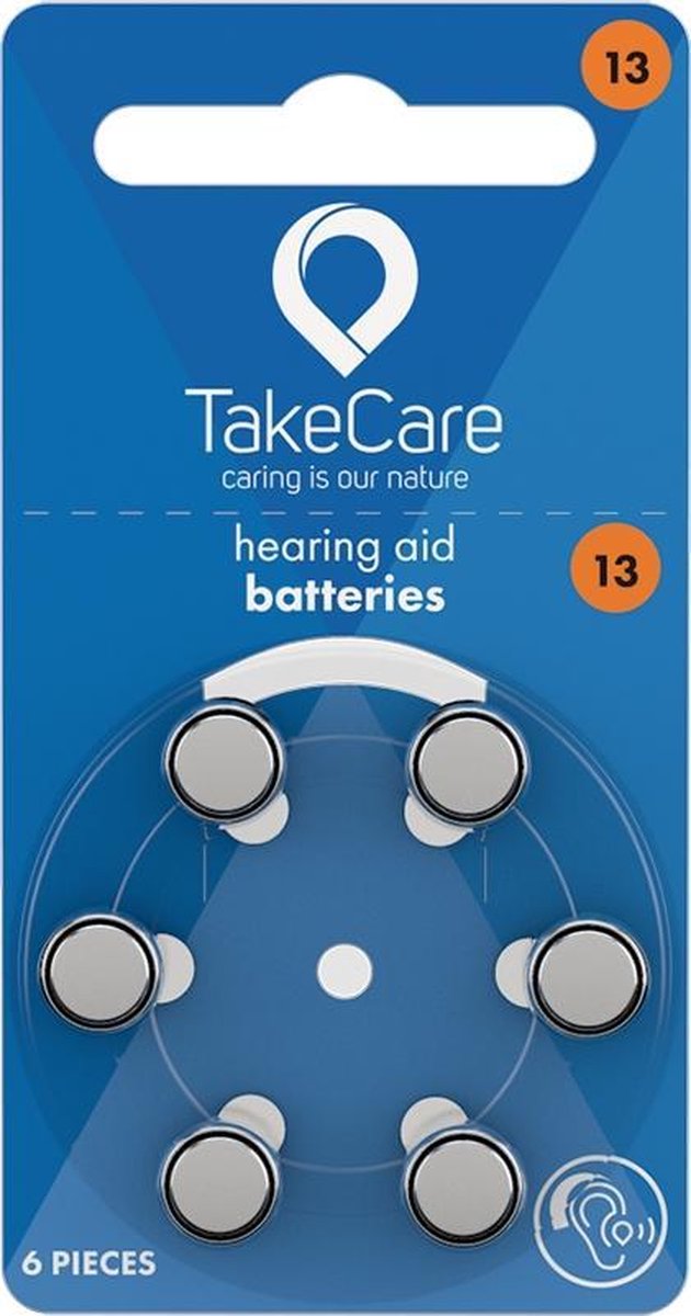 Take Care Hoortoestelbatterijen 13 (60 stuks)