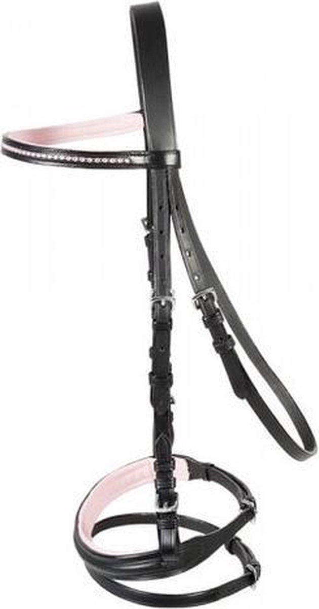 PFIFF trenshoofdstel ´Staines´ MS Zwart-pink