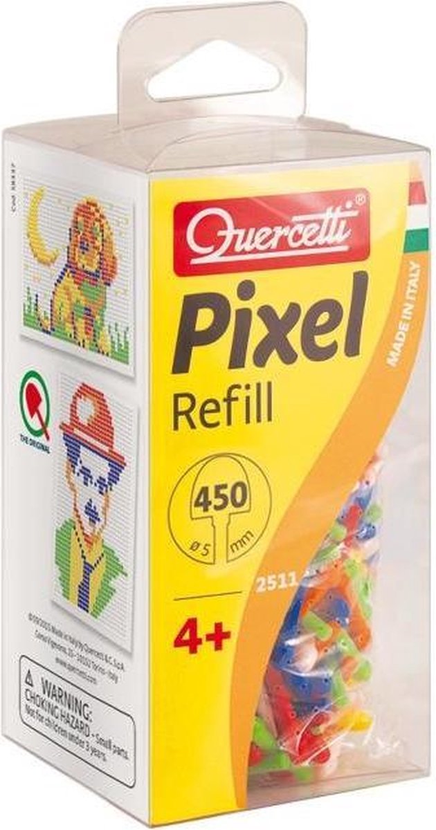 Quercetti Pixel Aanvuldoos 5 Mm 450-delig