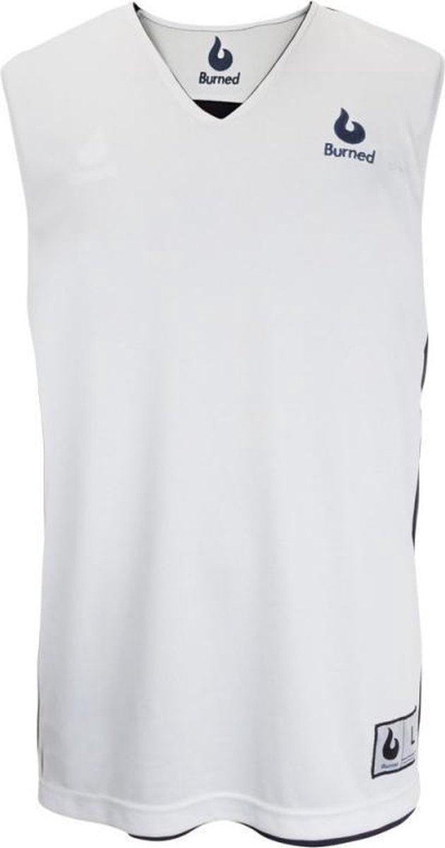 Burned Dubbelzijdig Jersey Donkerblauw Wit S