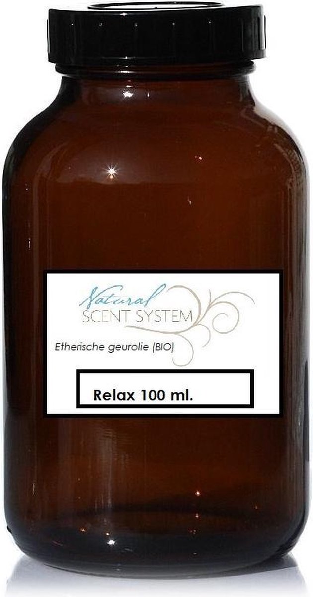 Etherische geurolie melange 100 ml 'Relax'. Rustgevende geur.