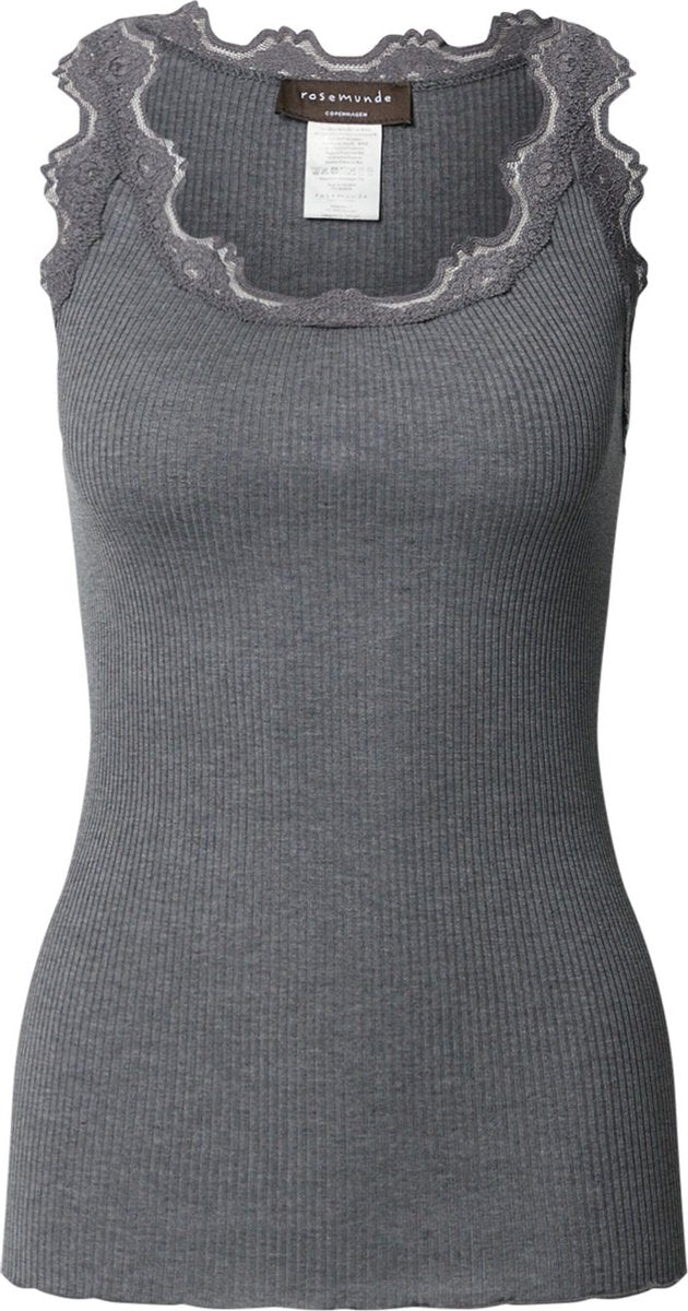 Rosemunde top Donkergrijs-L