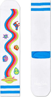 Happy Socks Athletic Rainbow Trip Crew Sock