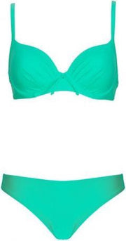 Lingadore Bahama Voorgevormde bh + slip - groen - 42E