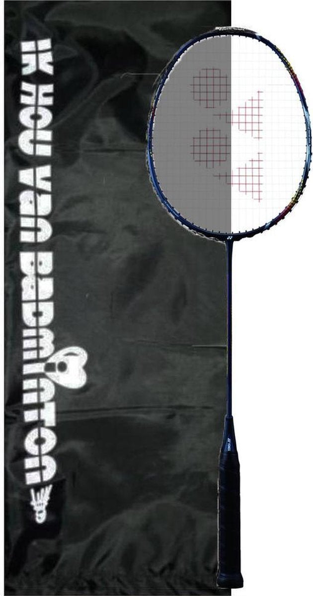 Yonex Astrox 22 badmintonracket - 68 gram - met cover 'Ik hou van badminton'