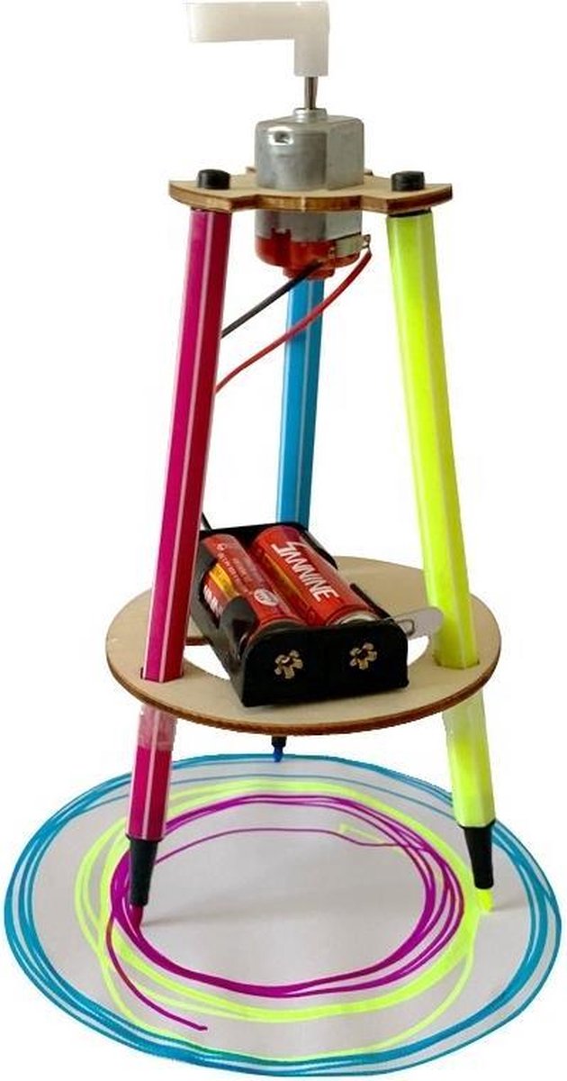 DIY Doodle Drawing Robot Toy LEGO TECHNIC STYLE / DIY Doodle Tekening Robot Speelgoed  / Jouet robot de dessin de griffonnage bricolage