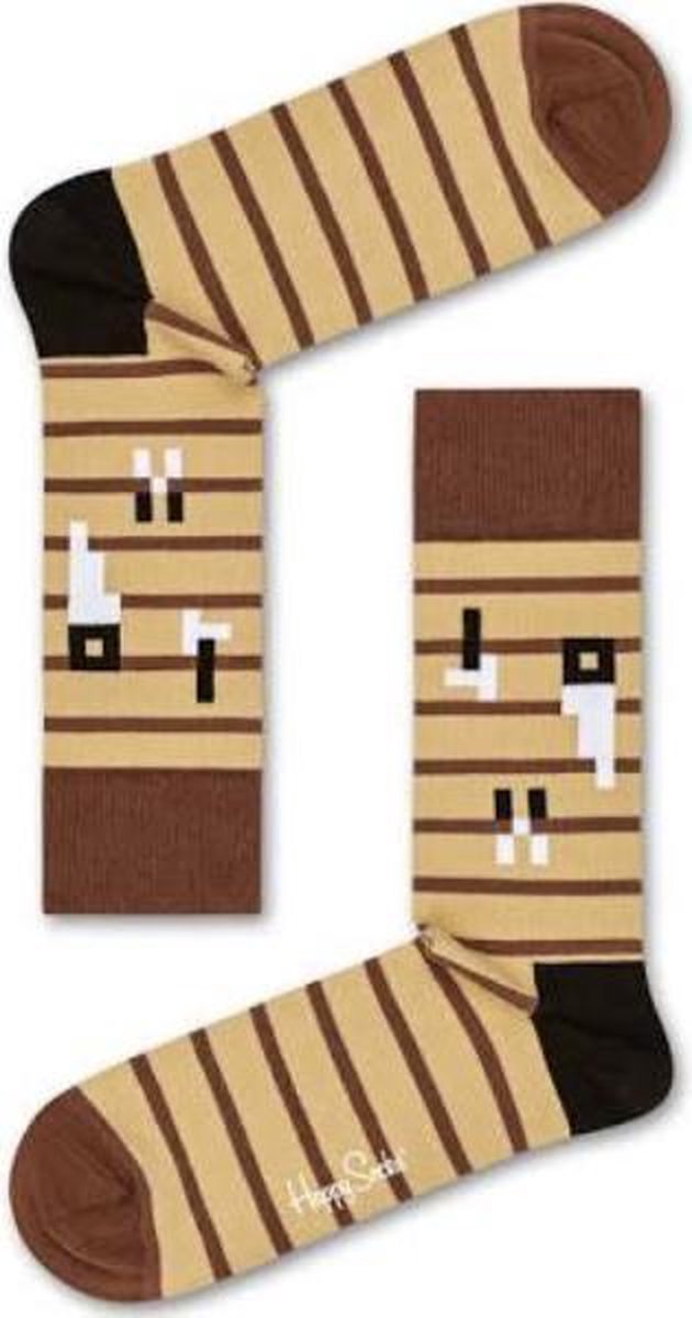 Crafting Table Sock | Happy Socks | Minecraft | Maat 36-40