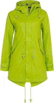 Lime groene dames regenjas / parka HafenCity® van BMS S