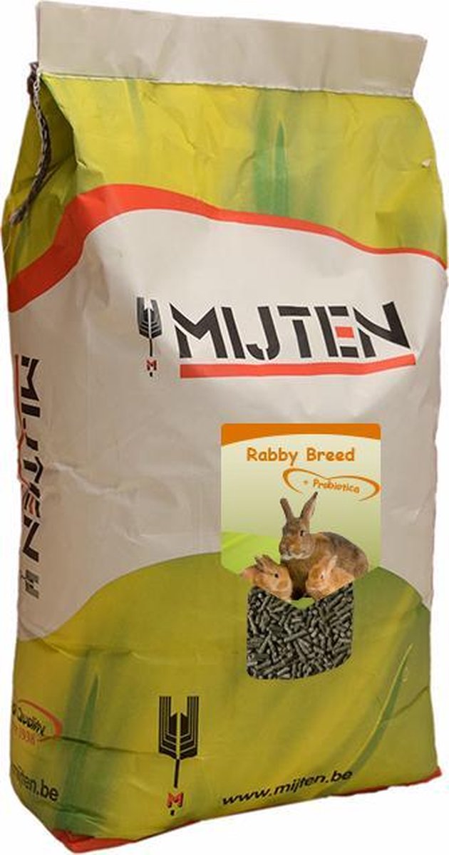 Konijnenvoer-korrel-Mijten Rabby Breed - 20 kg
