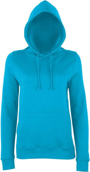 Awdis Gewoon Hoods Vrouwen/dames Girlie College Pullover Hoodie (Hawaiiaans Blauw)