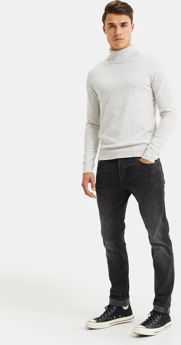 WE Fashion Heren slim fit jog denim jeans