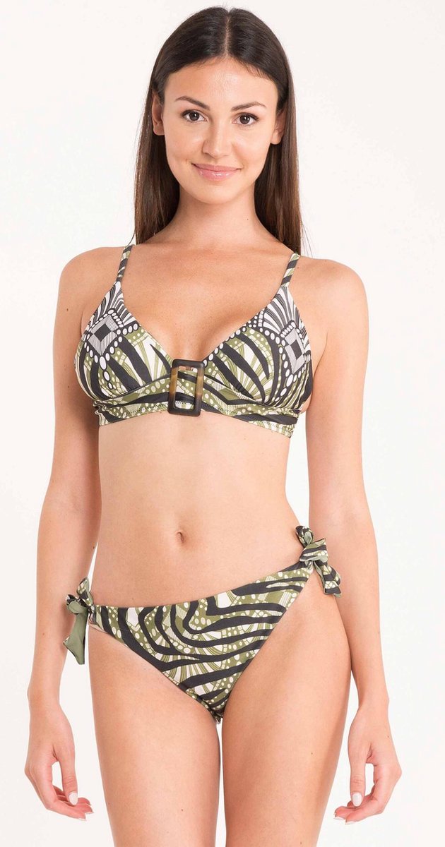 David - Queen-of-Africa Bikini Set 1 - maat 40 - Groen Zwart