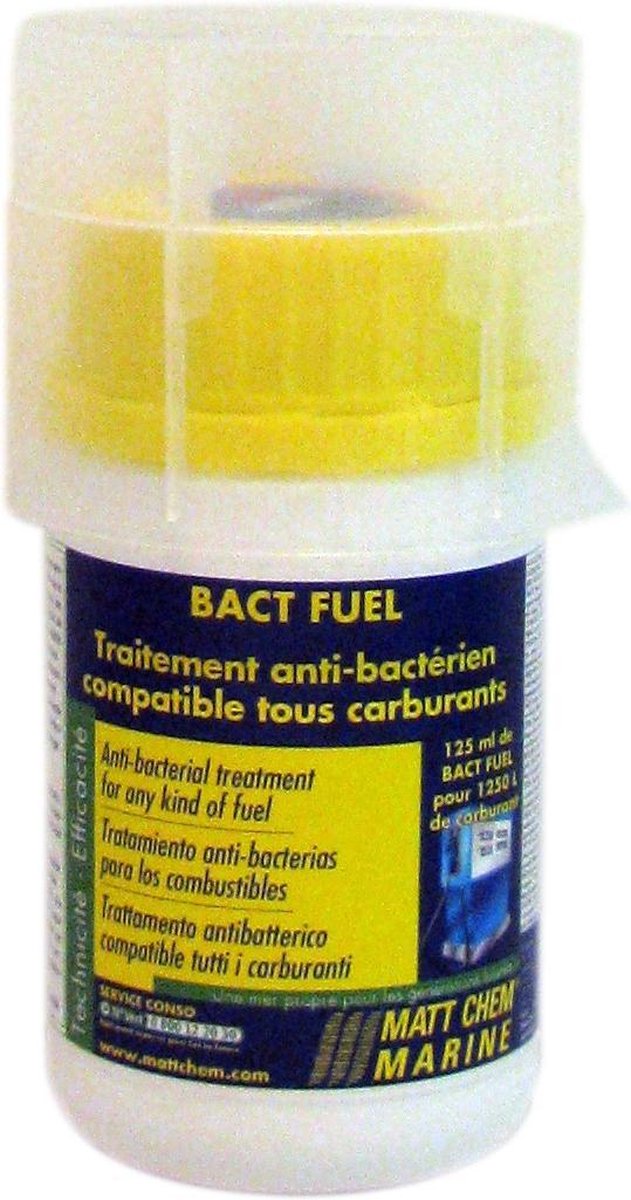 BACT FUEL Biocide behandeling voor brandstof 125 ml. art. nr. 560 MFL van Mett Chem Marine