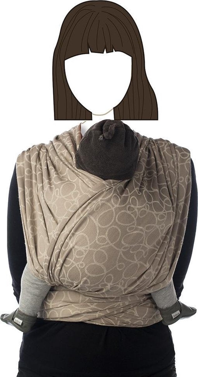 Babylonia BB SLEN Draagdoek Baby - 490 cm - Champagne