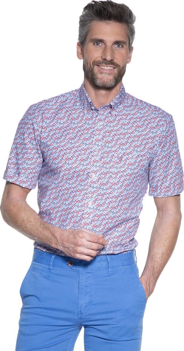 Campbell Classic Casual overhemd korte mouw
