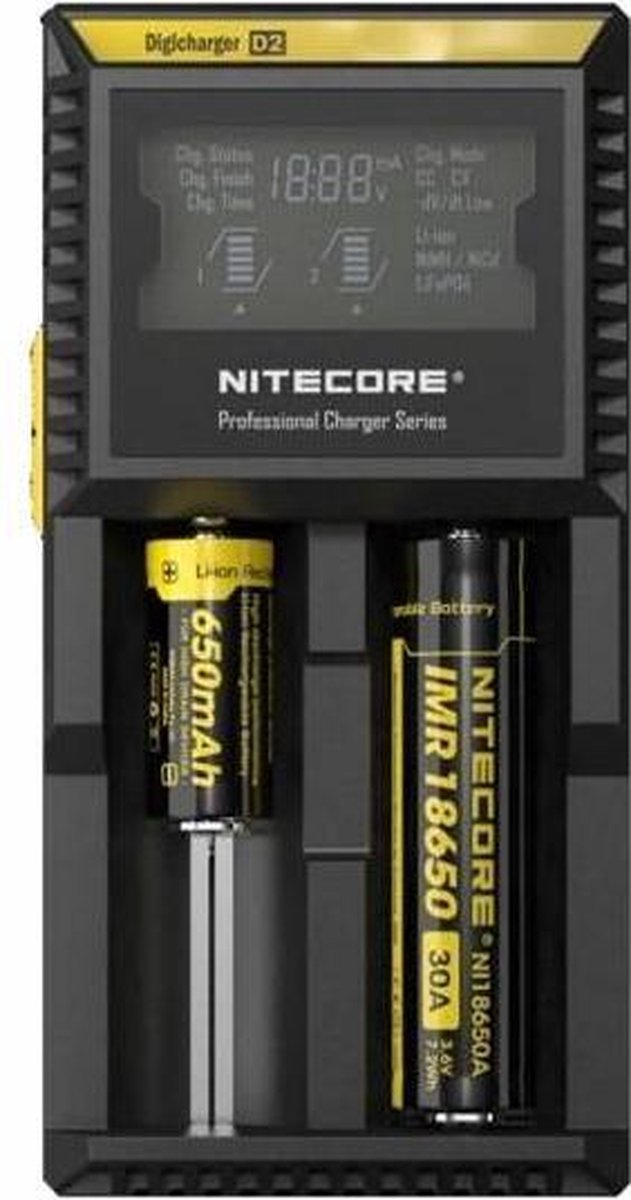 Nitecore D2 Batterijlader