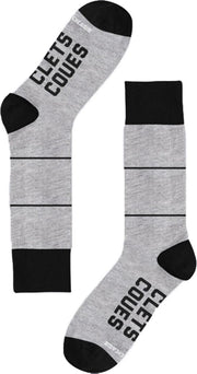 CLETSCOUES SOK GRIJS/ZWART MAAT 41-46
