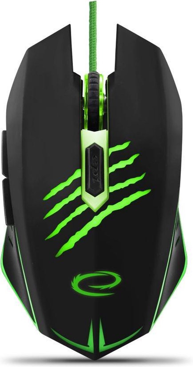 Optische USB Game Muis 6D Claw met LED - 2400 DPI
